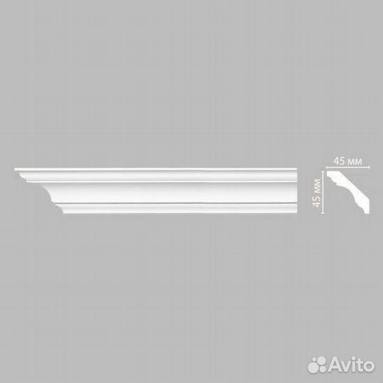 Потолочный плинтус Decomaster 96215