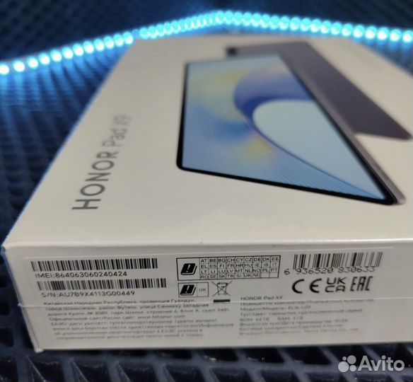 Новый Планшет honor Pad Х9,4/64GB LTE