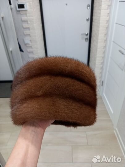 Шапка норковая женская