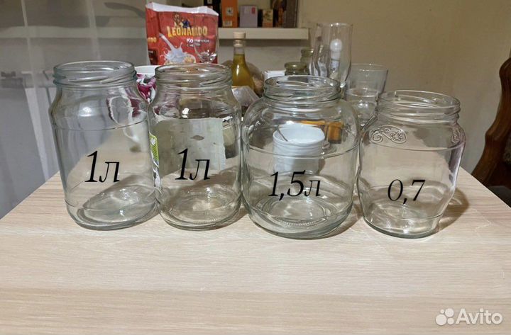 Банки стеклянные 0.1-3л