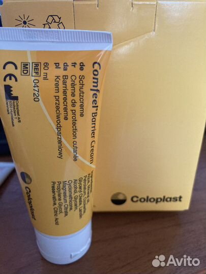 Очиститель для кожи, защитный крем coloplast