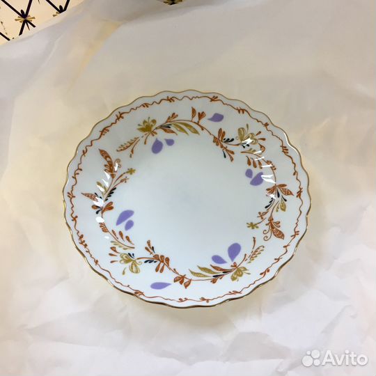 Чашка с блюдцем костяной фарфор ифз(лфз)