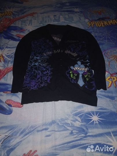 Винтажный кардиган ed hardy Эд Харди