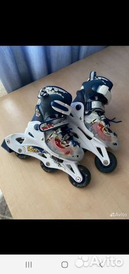 Роликовые коньки детские раздвижные