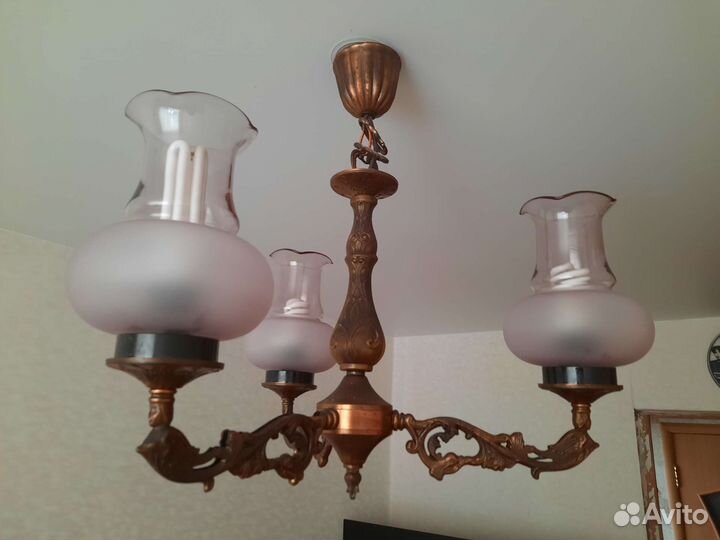 Бронза люстра СССР
