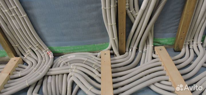 Электромонтаж по нормам. ИЖС. Каркасный дом (12)