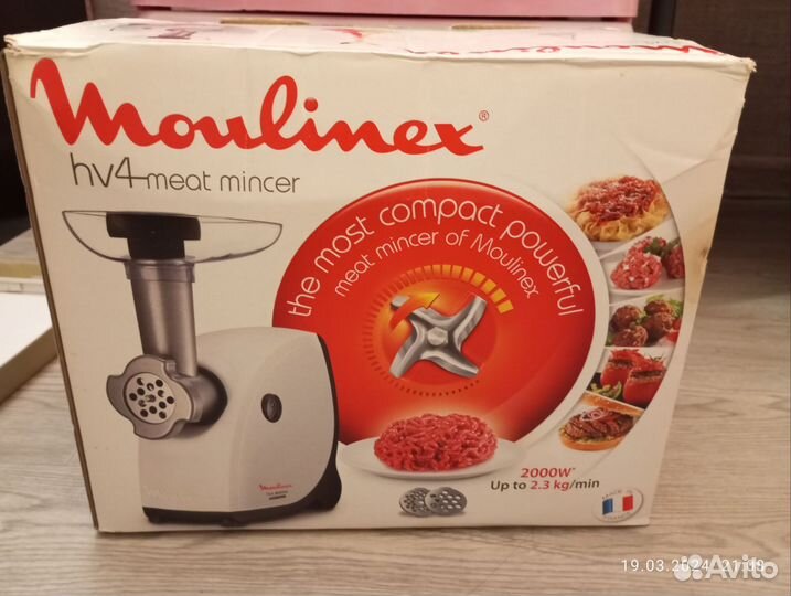 Мясорубка moulinex hv4