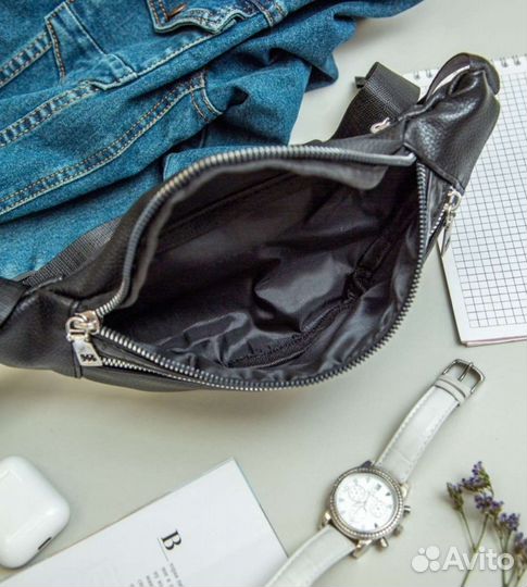 Сумка поясная из эко кожи