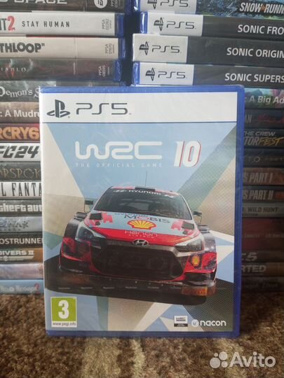 Wrc 10 ps5 новый/new