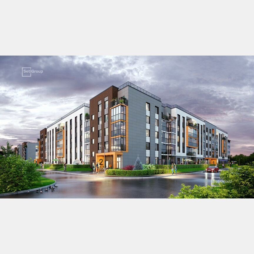 1-к. квартира, 36,3 м², 4/5 эт.