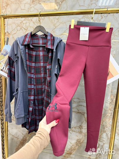 Лосины на флисе balenciaga