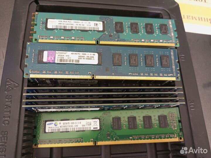 Dimm DDR3 4Gb 1333mhz(10600mb/s) 16 чипов