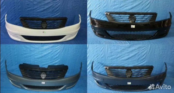 Бампер renault logan