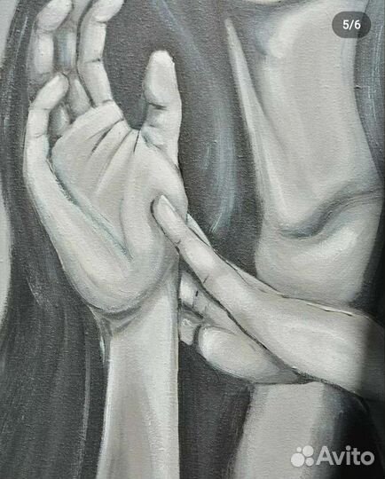 Картина акрил, холст