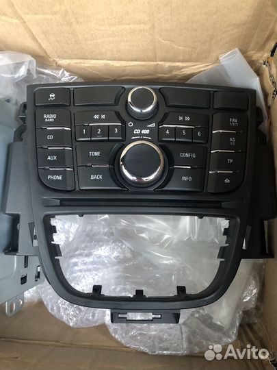 Штатная магнитола с динамиками Opel astra J