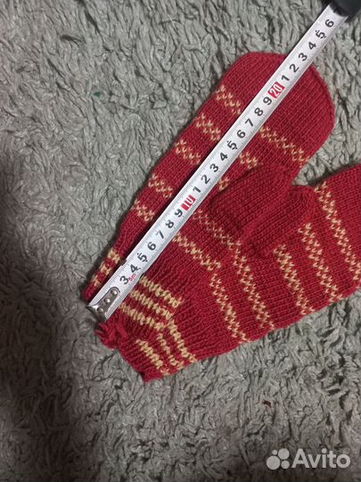 Варежки новые ручной работы