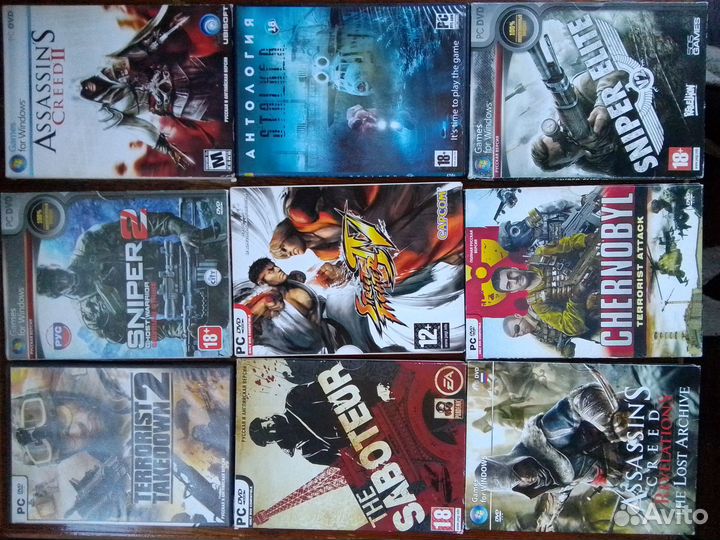 PC игры сd,DWD