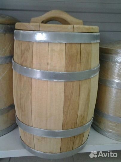 Липовые и дубовые кадки