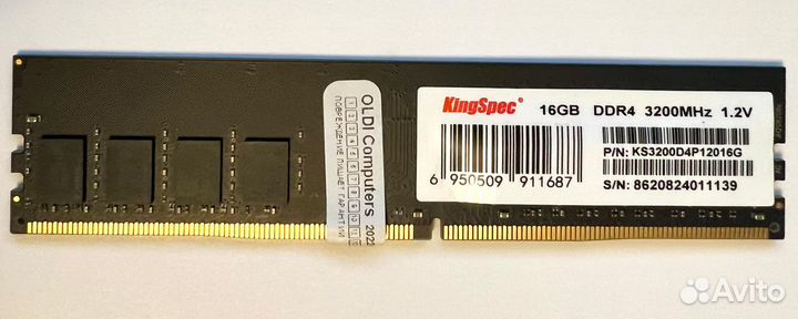 Kingspec 16gb ddr4 3200
