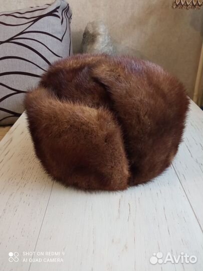 Шапка - ложная ушанка (норка)