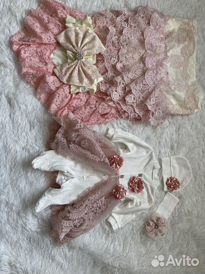 Конверт на выписку для девочки лето