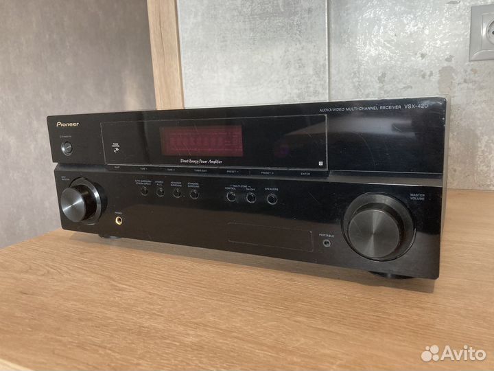 AV-ресивер Pioneer VSX-420-K + колонки microlab