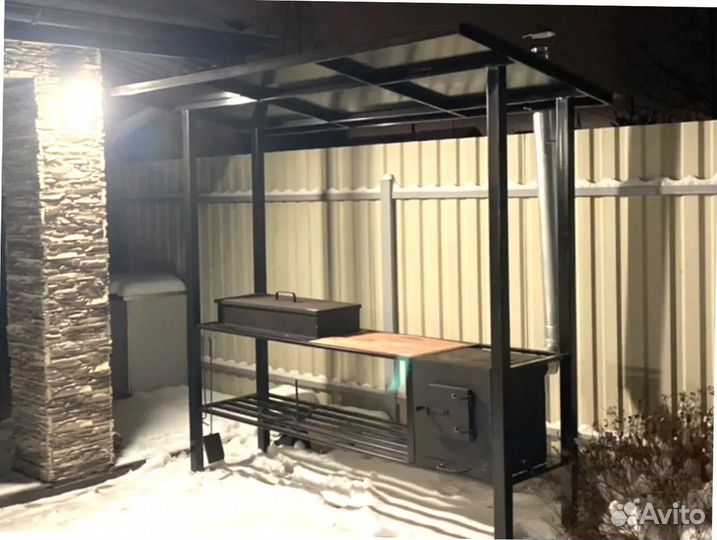 Мангал С крышей