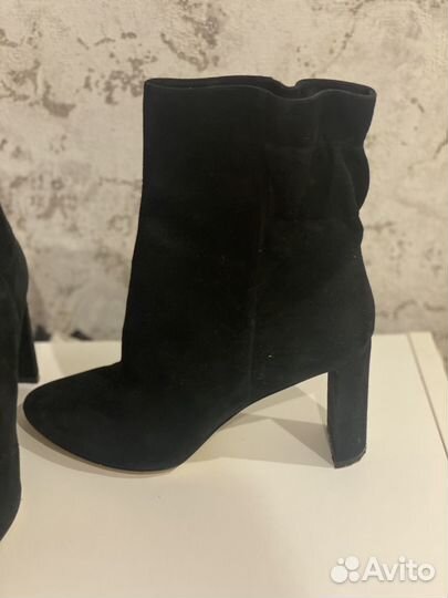 Ботильоны натуральная замша