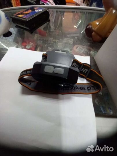 Налобный фонарь аккумуляторный