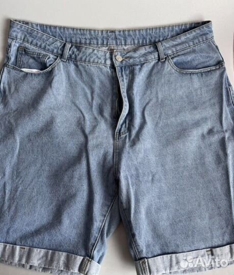 Джинсовые шорты Shein большого размера
