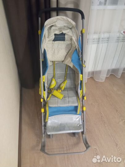 Детские зимние санки на колесах