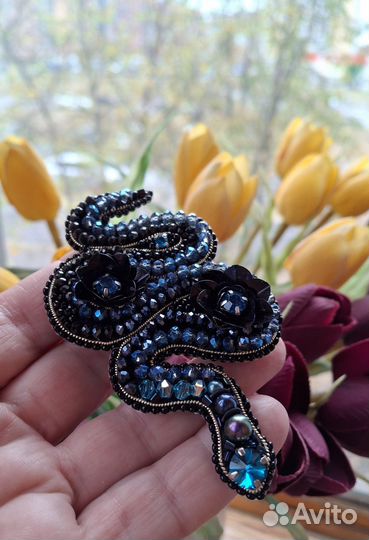 Брошь Змея. Символ 2025 года