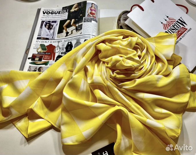 Палантин платок шаль шарф Chanel Шанель