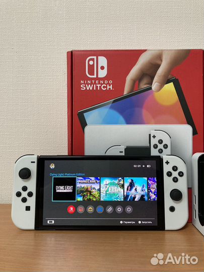 Прошитая Nintendo swich oled