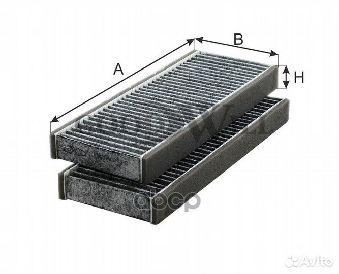 Фильтр салона угольный AG1612kcfc Goodwill