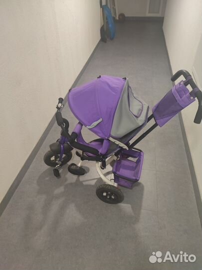 Детский велосипед с ручкой бу