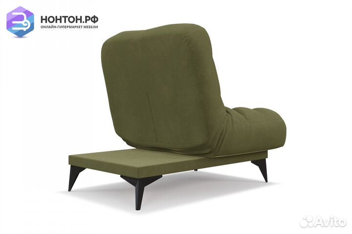 Кресло клик-кляк Арно велюр зеленый