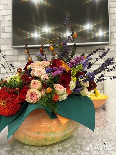 Живые цветы букеты