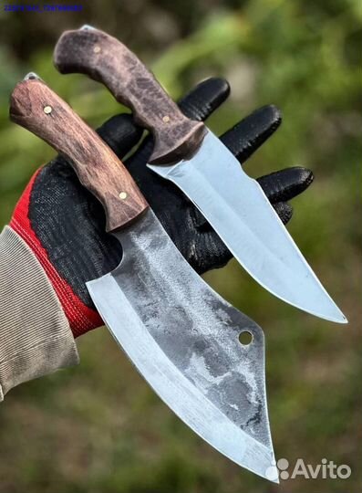 Нож тяпка и разделочный нож (Арт.58814)