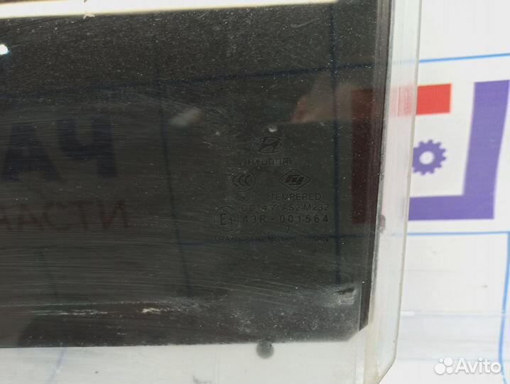 Стекло двери задней левой Hyundai Accent 2 83410-2
