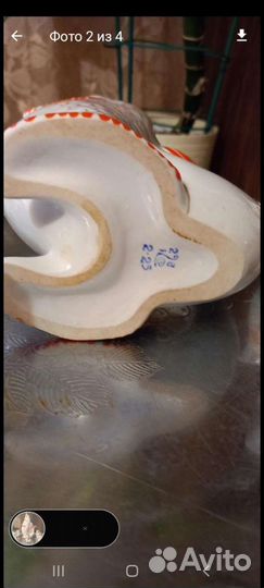 Штоф и рюмки Рыбки.СССР