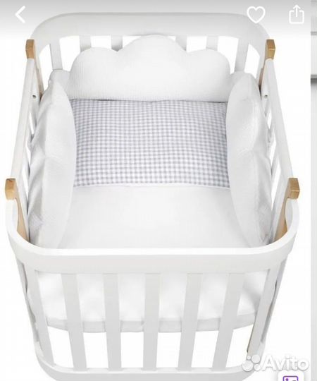 Бортики подушки в детскую кроватку