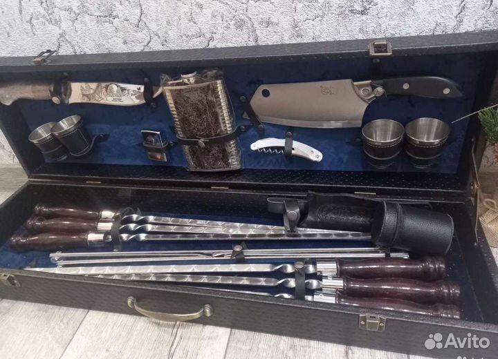 Шампура набор подарочный B кейсе
