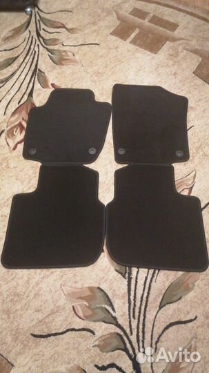 Коврики ворсовые на Polo и Rapid 2020-2022