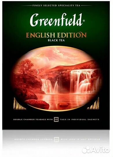 Чай черный Greenfield Golden Ceylon 100 пакетиков