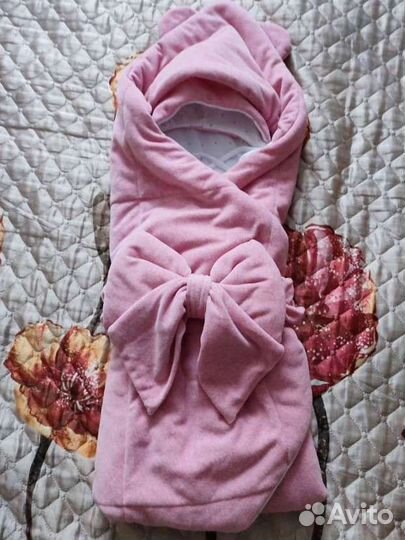 Конверт на выписку для девочки весна осень