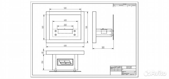 Биокамин настенный