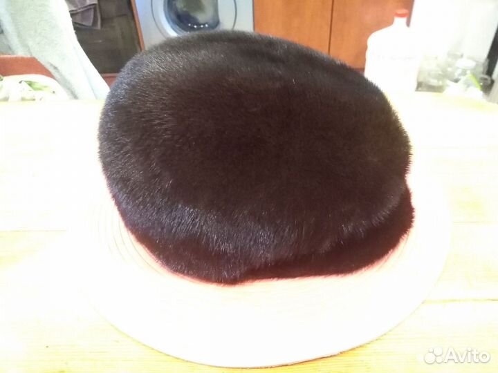 Норковая кепка, размер 52