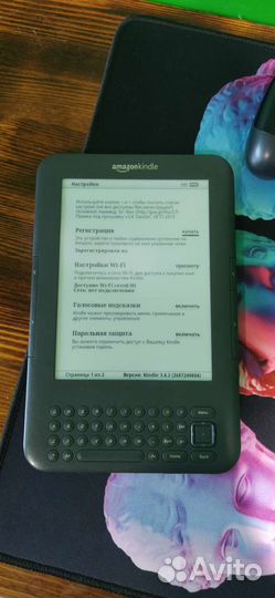 Электронная книга Kindle keyboard 3 wifi