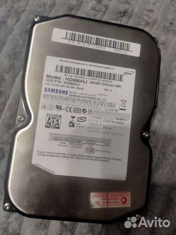 Внешний жесткий диск Samsung 80gb объявление продам